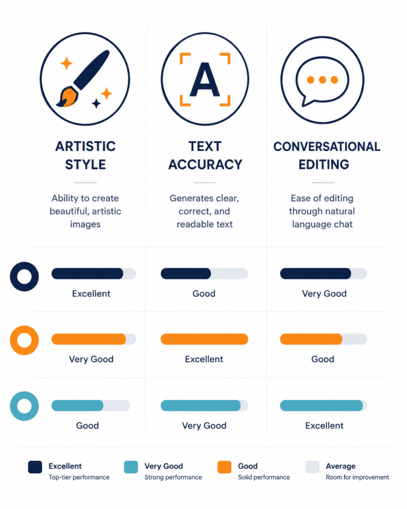 Visual comparison of AI image generators for small business branding